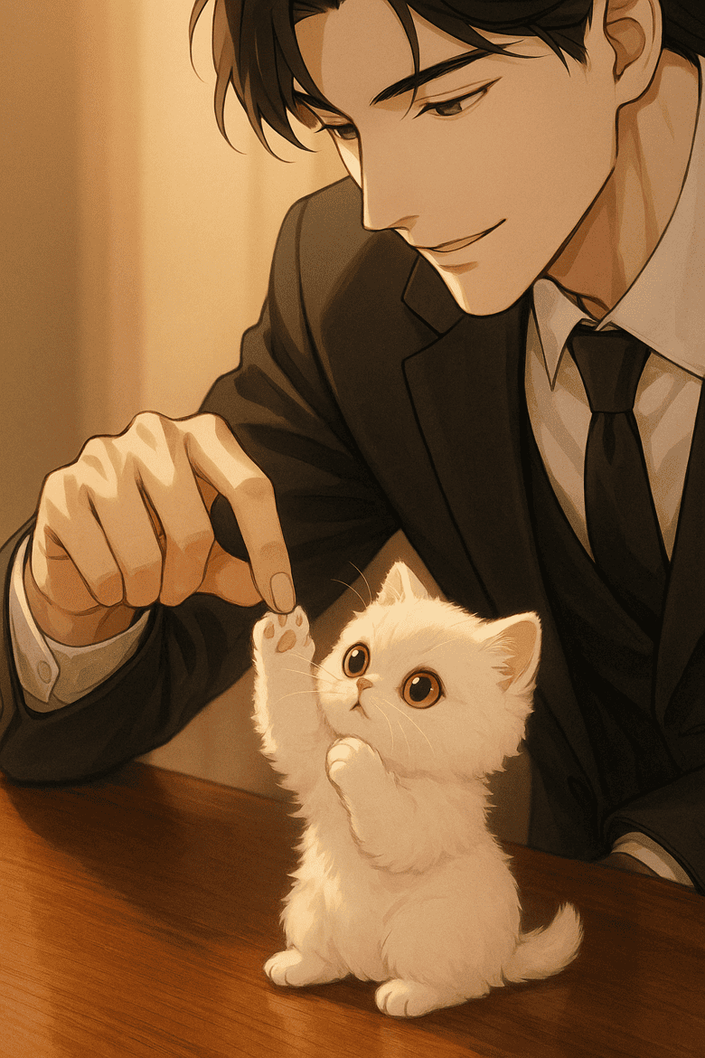 The Little Kitten Is Back to Work